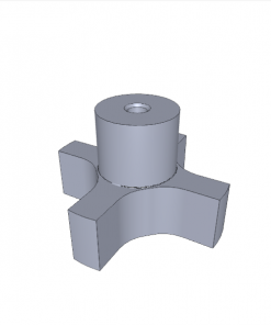 SWIVEL-WASHER HAND KNOB ASSEMBLY