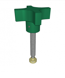 EXTRUDED KNOB SHOE ASSEMBLY