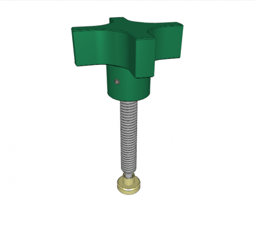 EXTRUDED KNOB SHOE ASSEMBLY