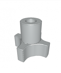HAND KNOB EXTRUDED ALUMINUM