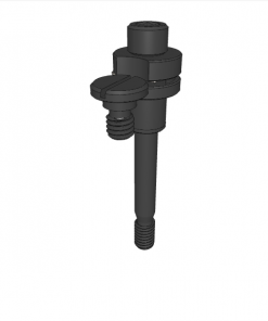 Captive Locating Screws with Hand Knob
