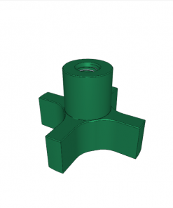 HAND KNOB EXTRUDED ALUMINUM