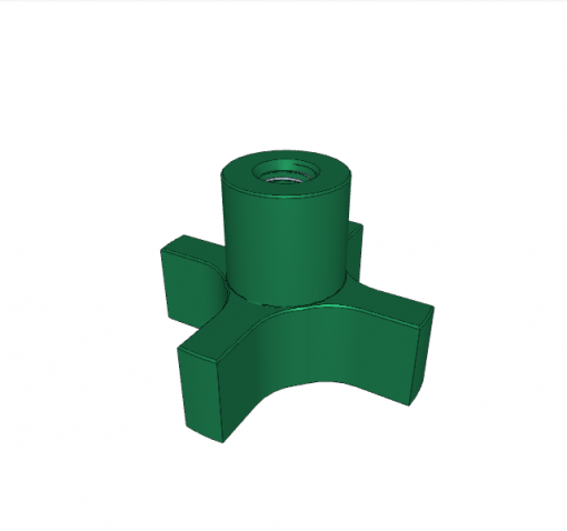HAND KNOB EXTRUDED ALUMINUM