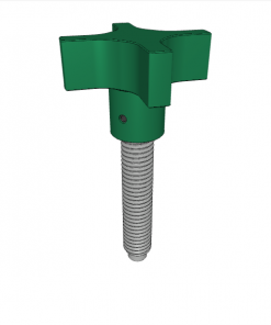 EXTRUDED KNOB SHOE ASSEMBLY