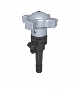 CAPTIVE LOCATING SCREW WITH HAND KNOB