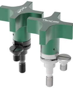 Captive Locating Screws with Hand Knob