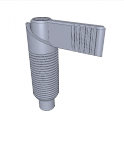 HAND-RETRACTABLE PLUNGER