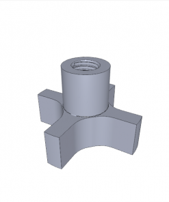 HAND KNOB EXTRUDED ALUMINUM