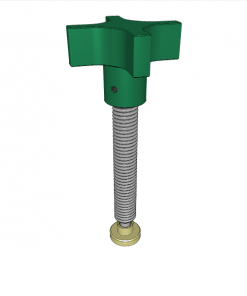 EXTRUDED KNOB SHOE ASSEMBLY