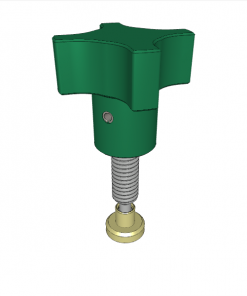 EXTRUDED KNOB SHOE ASSEMBLY
