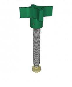 EXTRUDED KNOB SHOE ASSEMBLY
