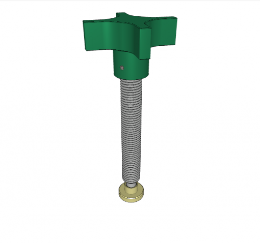 EXTRUDED KNOB SHOE ASSEMBLY