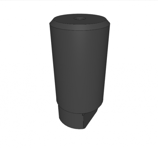 METRIC HAND KNOB EXTRUDED ASSEMBLY