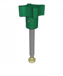 EXTRUDED KNOB SHOE ASSEMBLY