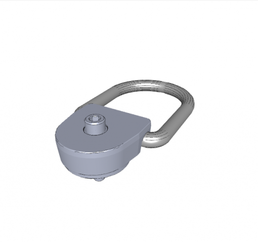 HEAVY-DUTY SIDE-PULL HOIST RING (D-RING TYPE)