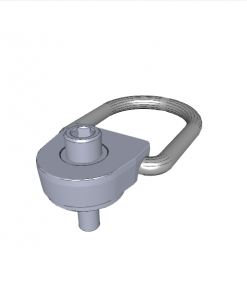 HEAVY-DUTY SIDE-PULL HOIST RING (D-RING TYPE)