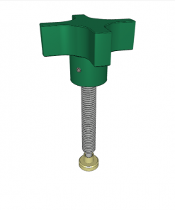 EXTRUDED KNOB SHOE ASSEMBLY