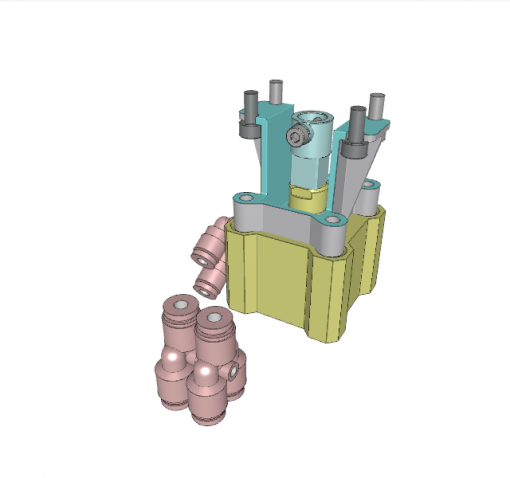 METRIC HAND KNOB EXTRUDED ASSEMBLY