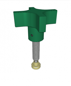 EXTRUDED KNOB SHOE ASSEMBLY