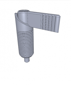 HAND-RETRACTABLE PLUNGER