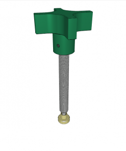 EXTRUDED KNOB SHOE ASSEMBLY