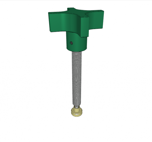 EXTRUDED KNOB SHOE ASSEMBLY