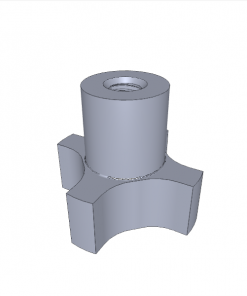 HAND KNOB EXTRUDED ALUMINUM