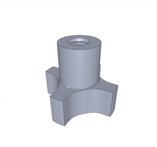 HAND KNOB EXTRUDED ALUMINUM