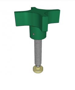 EXTRUDED KNOB SHOE ASSEMBLY