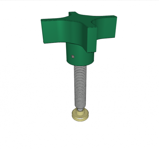 EXTRUDED KNOB SHOE ASSEMBLY