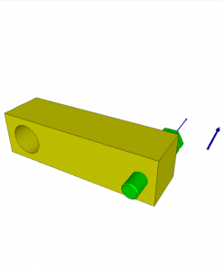 CLAMPING ARM 75 mm FOR 1877-303/-403