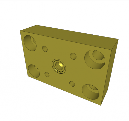 FLANGE FOR 1X76-XXX 7 bar