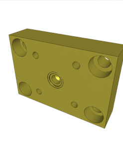 FLANGE FOR AIR CLAMP 1X77-XXX 7 bar