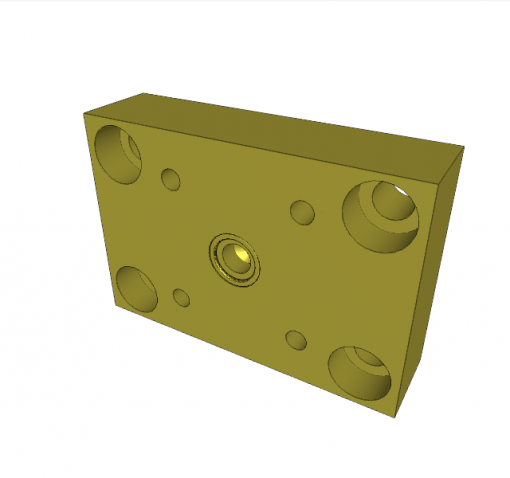 FLANGE FOR AIR CLAMP 1X77-XXX 7 bar