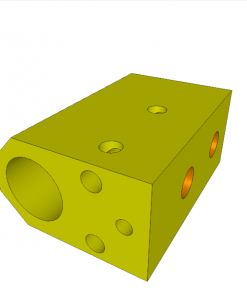 CONNECTION HOUSING M40 x 1.5 FOR THREADED-BODY WORK SUPPORT, 500 bar