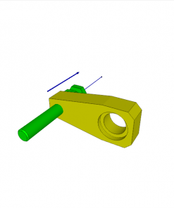 CLAMPING STRAP ASSY FOR 1885-XX1, 500 bar