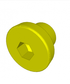 PLUG, FLUSH SCREWABLE W/ HEXAGON SOCKET