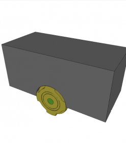 COUPLING ELEMENT, ND4, THREADED, "S", W/O SEALING, DEPRESSURISED COUPLING, 200 bar