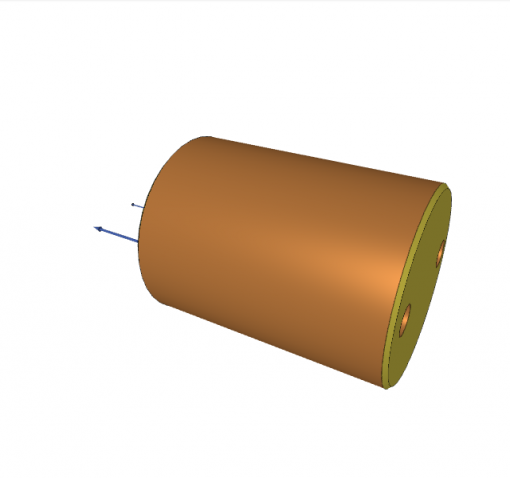 UNIVERSAL CYLINDER, D.A., M75 x 1.5, ? 50/32 mm, 50 mm STROKE, r = 4 mm, 500 bar