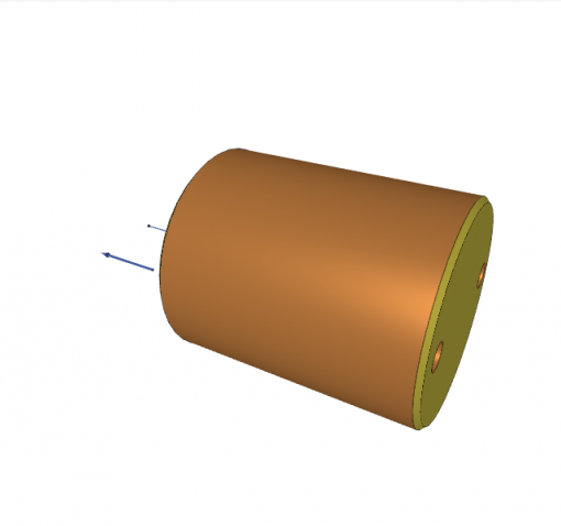 UNIVERSAL CYLINDER, D.A., M90 x 2, ? 63/40 mm, 63 mm STROKE, r = 4 mm, 500 bar