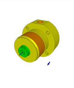 HOLLOW PISTON CYLINDER ? 32 x 12 mm STROKE, 500 bar