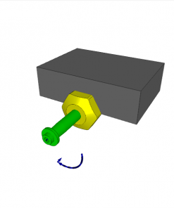 COMPACT SWING CLAMP, S.A., 90? CCW, BOTTOM FLANGE, CL. STROKE 6, SW. STROKE 10 mm, 350 bar
