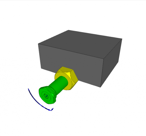 THREADED-BODY SWING CLAMP, D.A., 60? CCW, W/ OVERLOAD PROTECT., CL. STROKE 7, SW. STROKE 7 mm, 500 bar