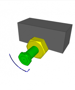 SWING CLAMP, CARTRIDGE TYPE, D.A., 90? CCW, TOP FLANGE, W/ OVERLOAD PROTECT., CL. STROKE 11, SW. STROKE 7 mm, 500 bar