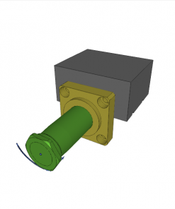 D/A TOP FL 90 DEG CCW METAL WIPER