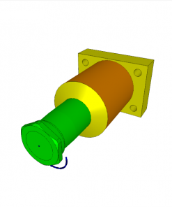 SWING CLAMP, D.A., 90? CW, CL. STROKE 8, SW. STROKE 8 mm, W/ OVERLOAD PROTECT., 500 bar
