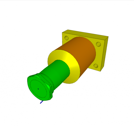 SWING CLAMP, D.A., 0?, CL. STROKE 25, SW. STROKE 10 mm, BOTTOM FLANGE W/ O-RING, W/ OVERLOAD PROTECT., 500 bar