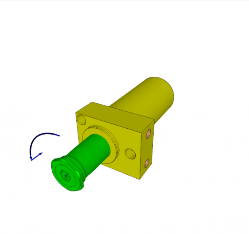 Swing Clamp, d.a., 90ﾰ CW,top flange, reinforced swing mechanism, w/o SW. stroke, w/o switch rod, w/o MW, CL. stroke 16 mm, 350 bar
