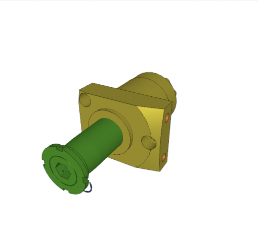 SWING CLAMP, D.A., 90ﾰ CW, MW, CL. STROKE 20, SW. STROKE 16 mm, REINFORCED SW. MECHANISM, W/ SWITCH ROD, 500 bar