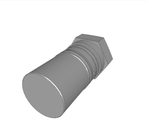 WORK SUPPORT, ? 32 x 16 mm STROKE, OFF-POSITION EXTENDED, 500 bar